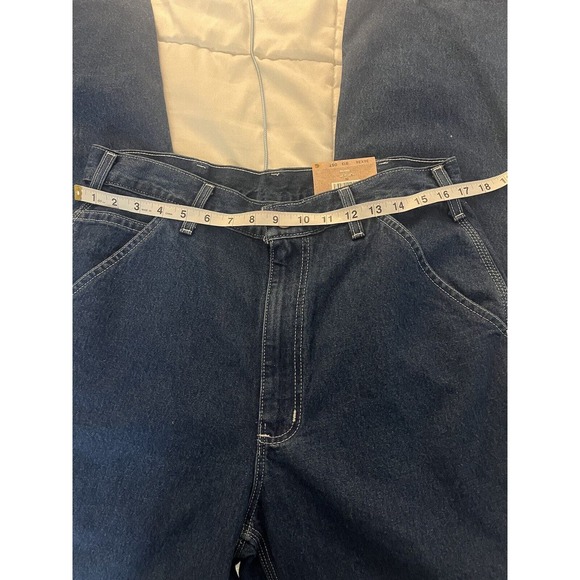 NWTCarhartt B13-DST Tag Sz 34 x 34 Dungaree Fit Mens Carpenter Jeans 100% Cotton - Picture 5 of 8